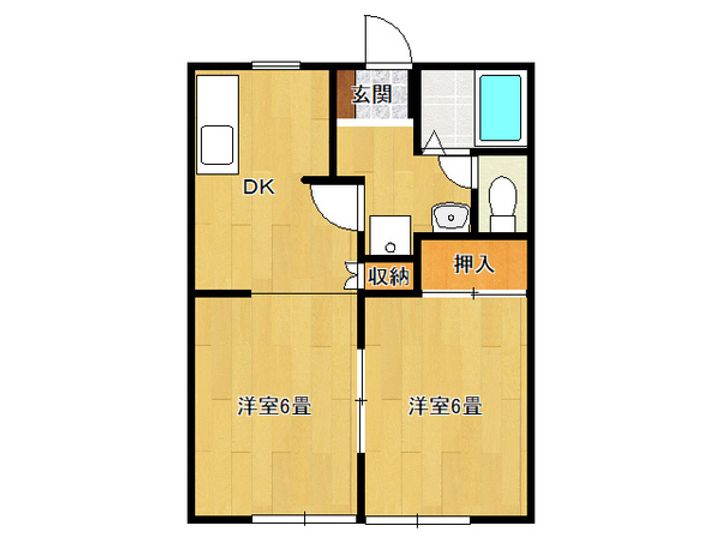 ノーブルVIの間取り