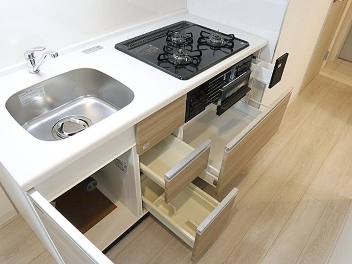 東京都江東区森下2(マンション)の賃貸物件のキッチン