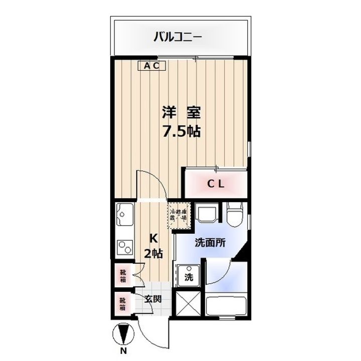 シトラス橘IIの間取り