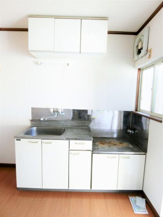 千葉県茂原市緑町(アパート)の賃貸物件のキッチン