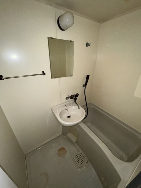 岡山県岡山市北区青江5(アパート)の賃貸物件の風呂