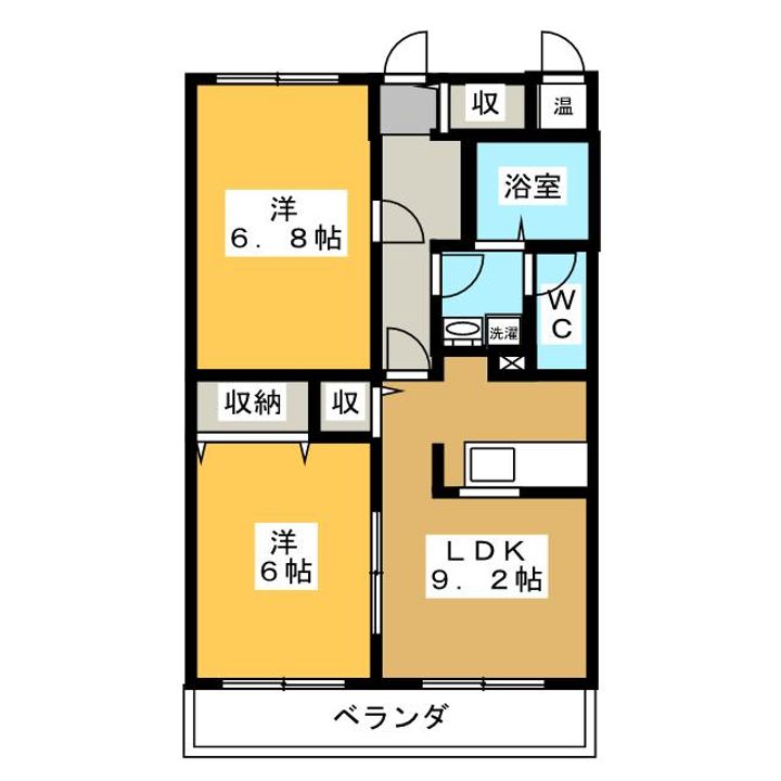 シンセアーマンション富士宮IIの間取り