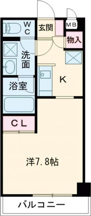 プランドール桂の間取り