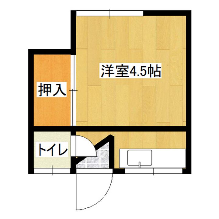 東京都中野区中野3(アパート)の賃貸物件の間取り