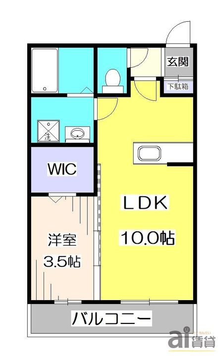 東京都練馬区高松6(アパート)の賃貸物件の間取り