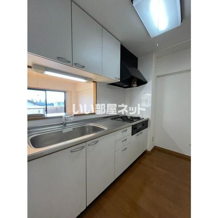 栃木県宇都宮市滝の原1(マンション)の賃貸物件のキッチン
