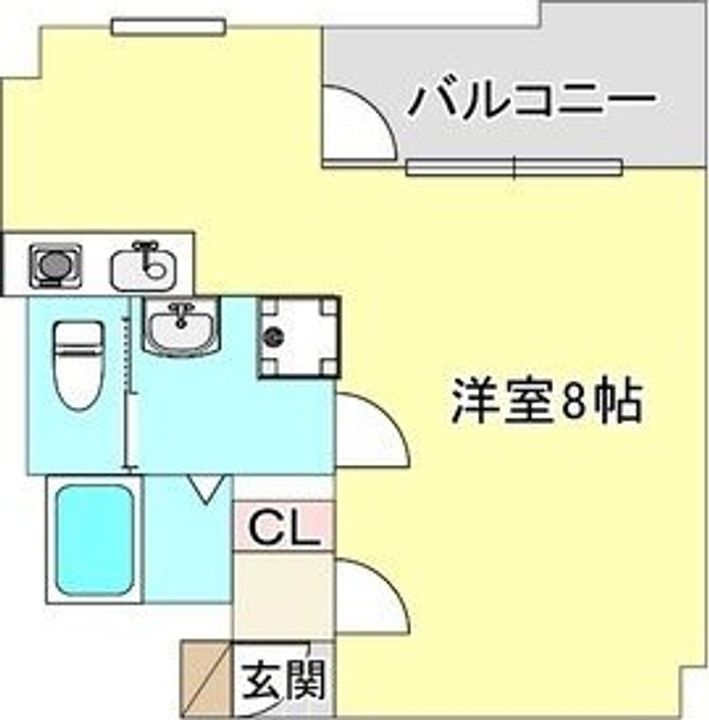 大阪府大阪市平野区瓜破2(マンション)の賃貸物件の間取り