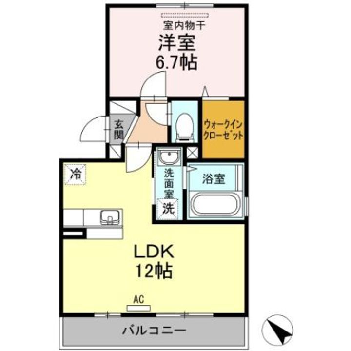ロータス宇多津の間取り