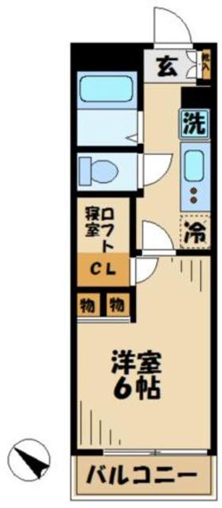 レオパレスパセオ栗平(39461)の間取り