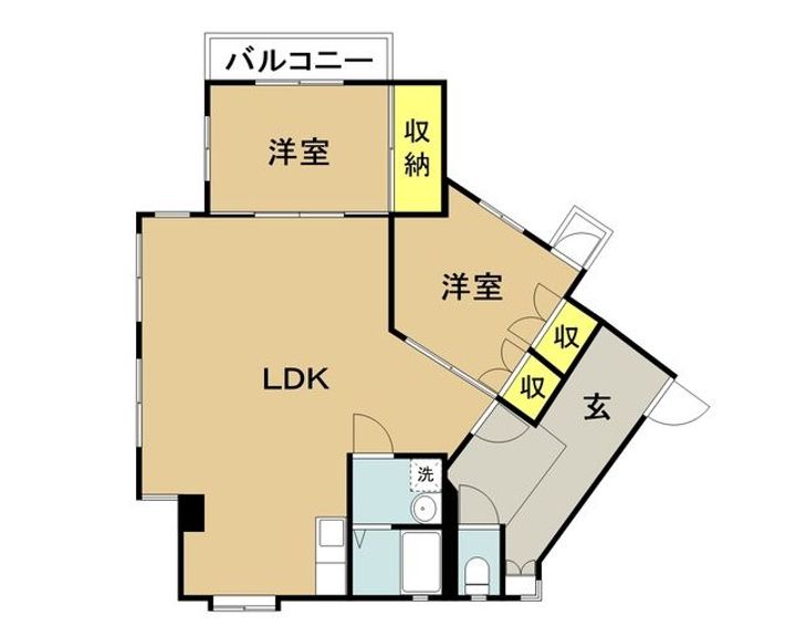 オフィスティ第1ビルの間取り