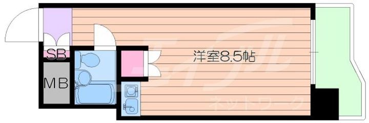 ローラン南森町の間取り