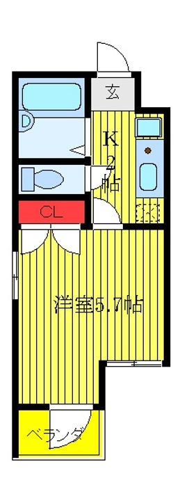 ベルテFの間取り