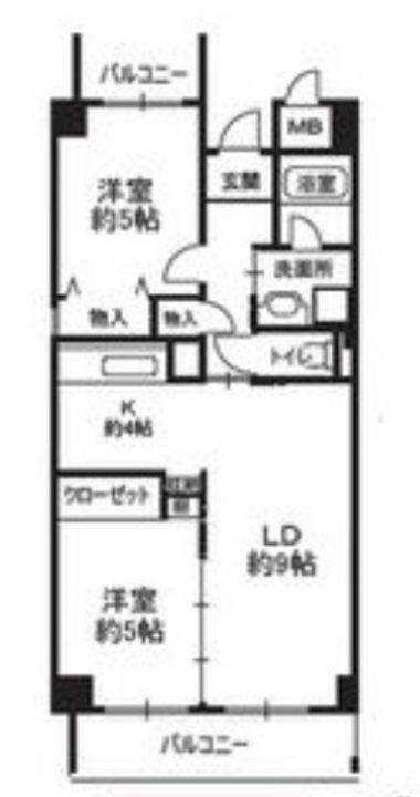 大阪府大阪市西区九条南3(マンション)の賃貸物件の間取り