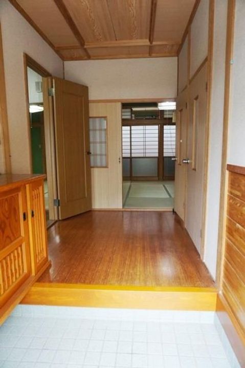 長崎県諫早市飯盛町里(一戸建)の賃貸物件の玄関