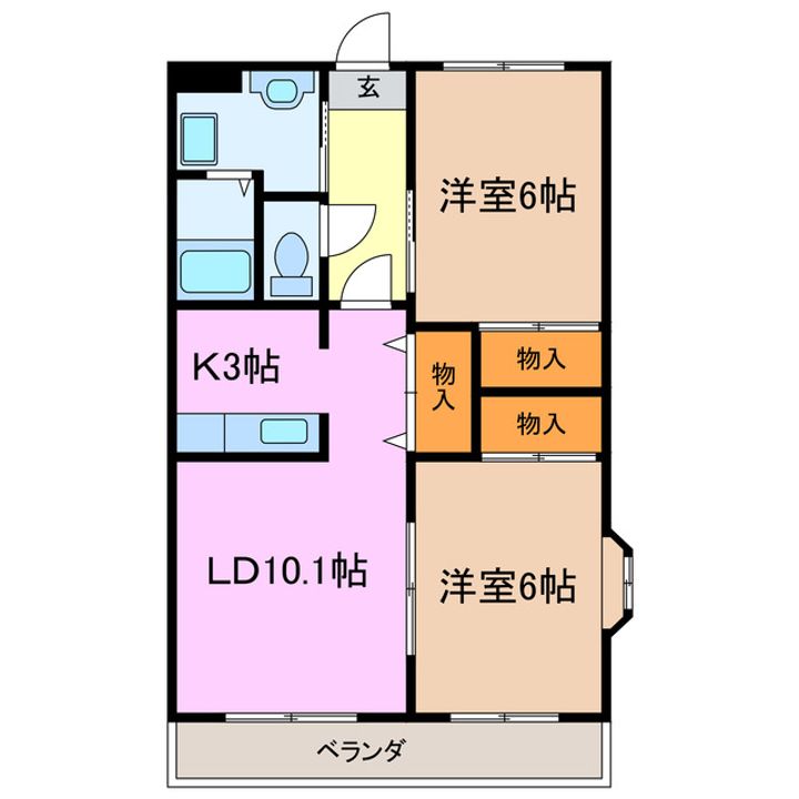 アンジュ神ノ倉の間取り