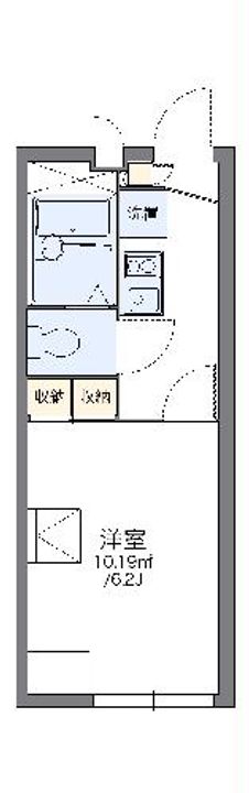レオパレスエル ヴェローナの間取り