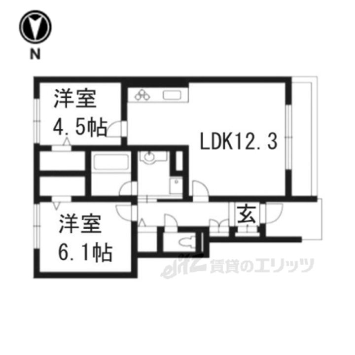ヴェール桃山の間取り