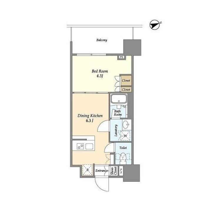 ヴィラクレール浅草の間取り