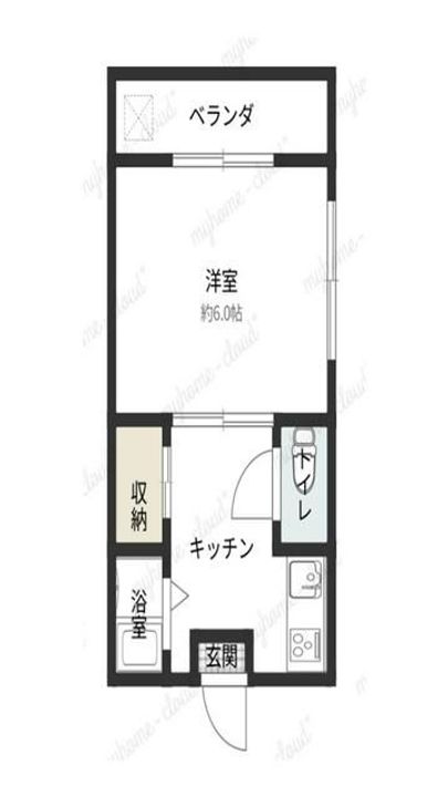 ハイム河井の間取り