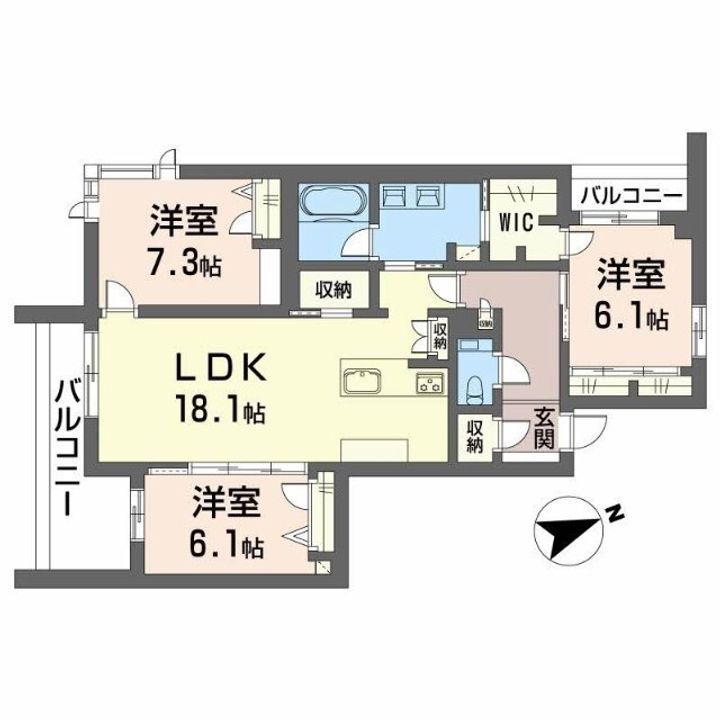 リオリエント加納本町の間取り