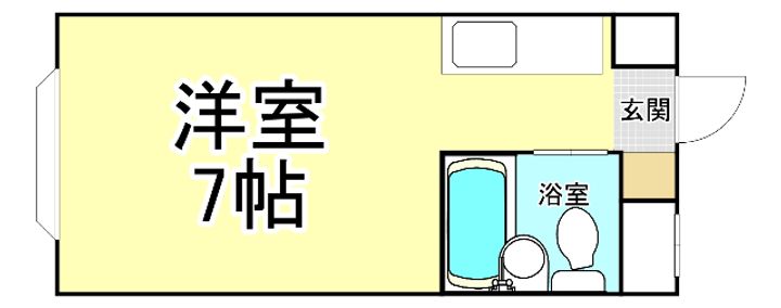 福岡県北九州市小倉南区北方1(マンション)の賃貸物件の間取り