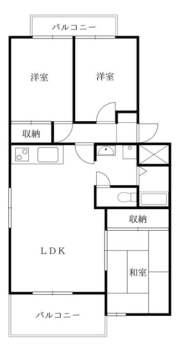 徳島県徳島市南昭和町7(マンション)の賃貸物件の間取り