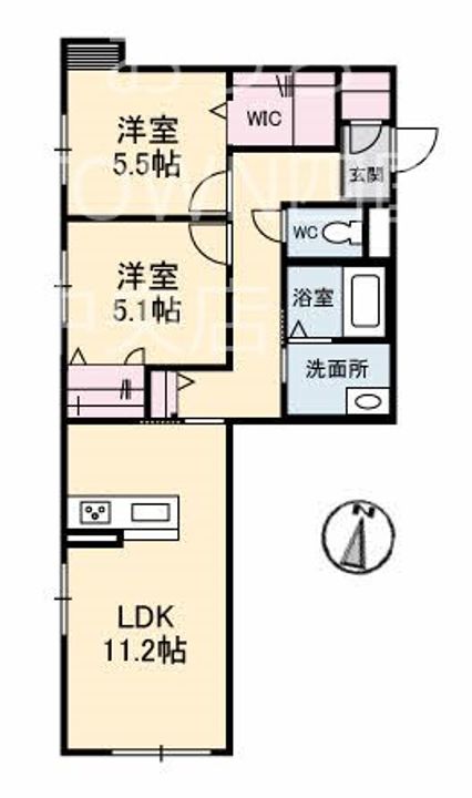 プレミアスの間取り