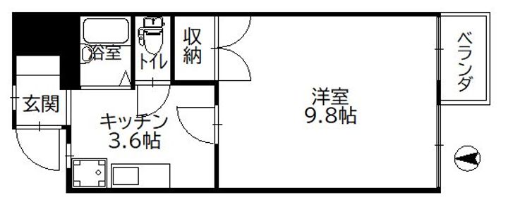 グリーンハイツIIの間取り