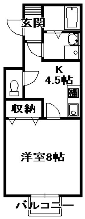 アネックスコートB棟の間取り