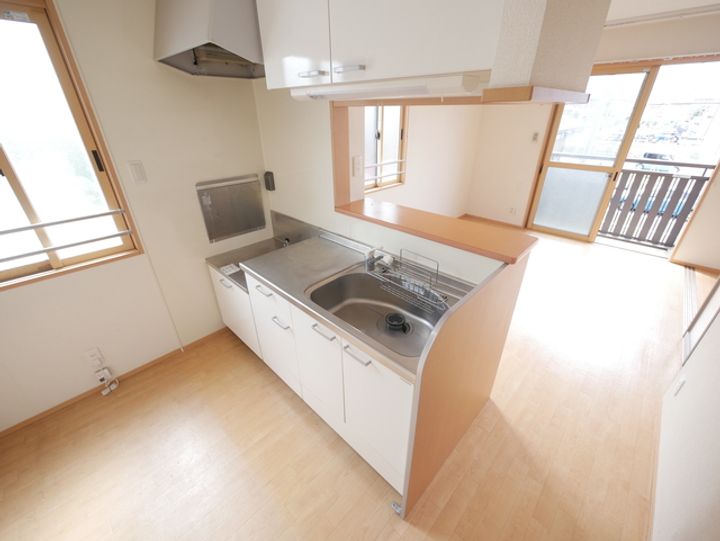 神奈川県厚木市関口(アパート)の賃貸物件のキッチン