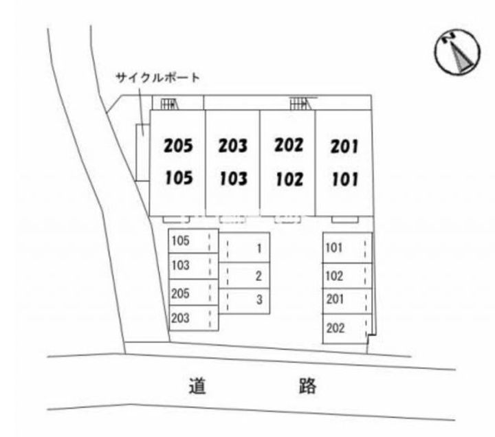 フレグランス佐野の地図
