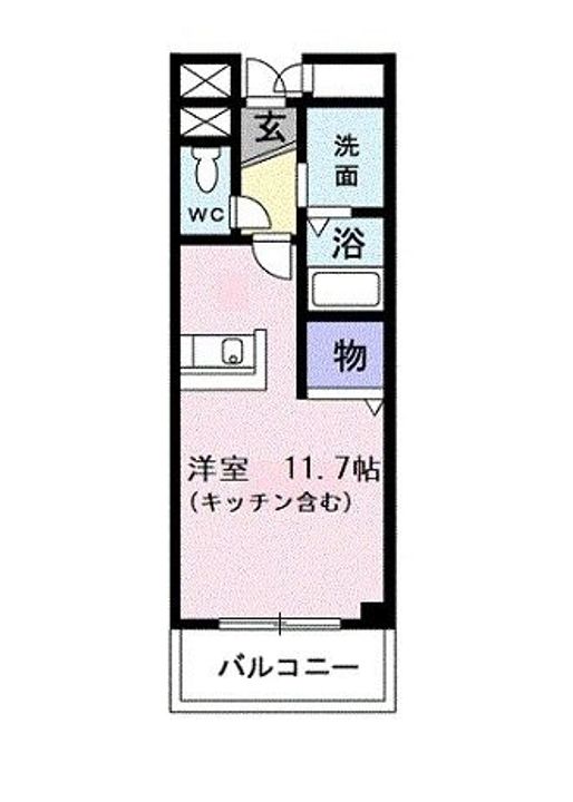 埼玉県さいたま市浦和区駒場1(マンション)の賃貸物件の間取り