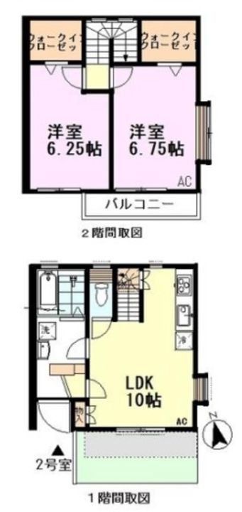 東京都府中市日新町2(一戸建)の賃貸物件の間取り
