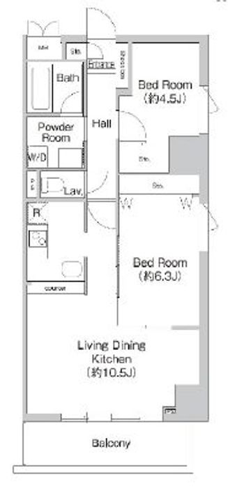 東京都荒川区荒川3(マンション)の賃貸物件の間取り