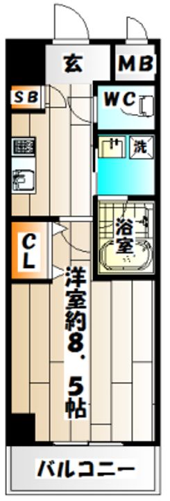 ビエラコート須磨の間取り