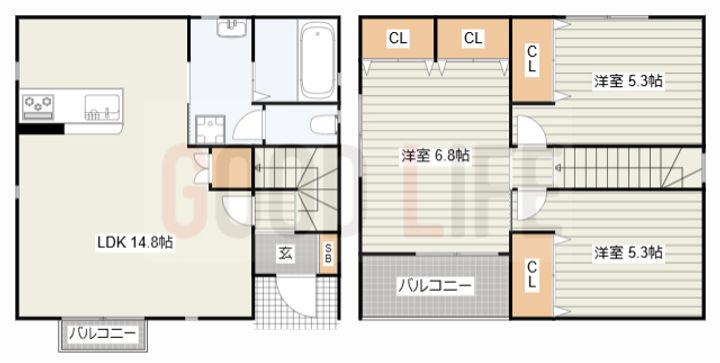 兵庫県加東市南山2(アパート)の賃貸物件の間取り