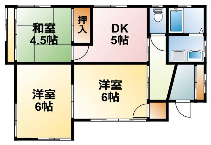 千葉県東金市関内(一戸建)の賃貸物件の間取り