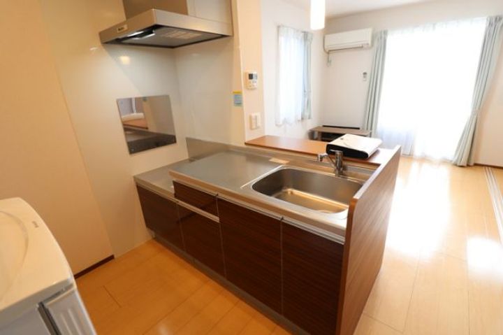 福島県いわき市小名浜字大道北(アパート)の賃貸物件のキッチン