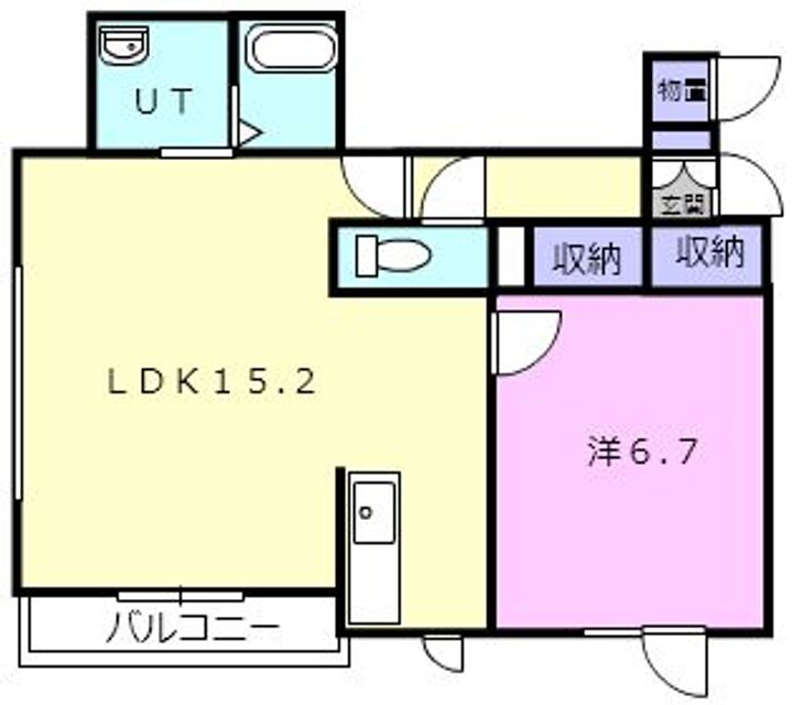 ヴィーナスヴィレッジVIの間取り