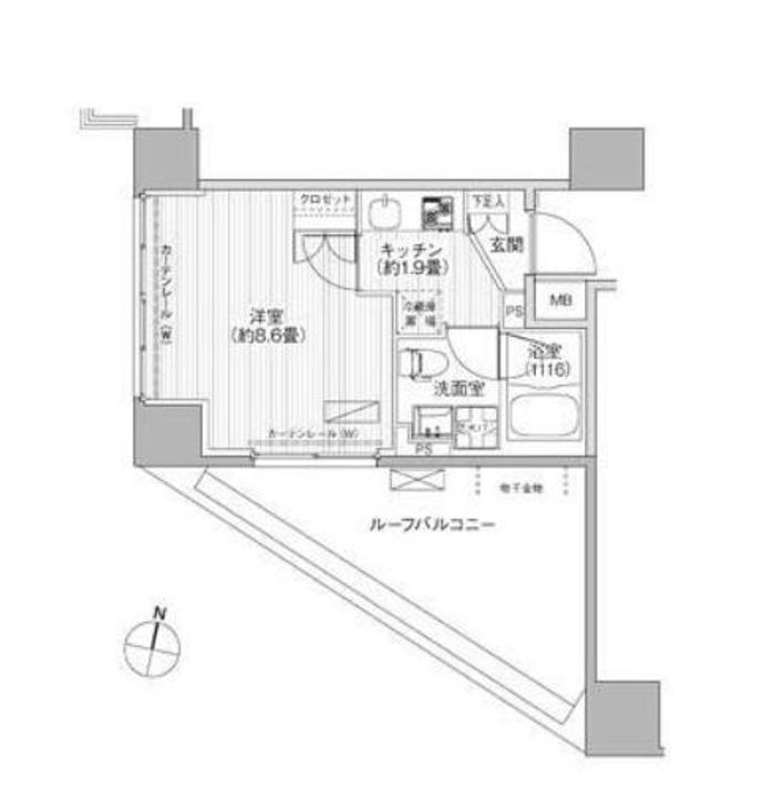 コスモグランス南品川の間取り