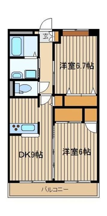 グリーンフォレストの間取り