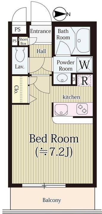 東京都武蔵野市境1(マンション)の賃貸物件の間取り