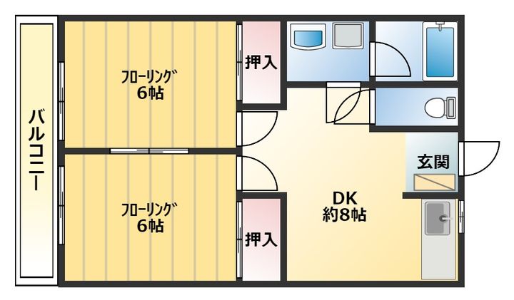 柿沼コーポの間取り