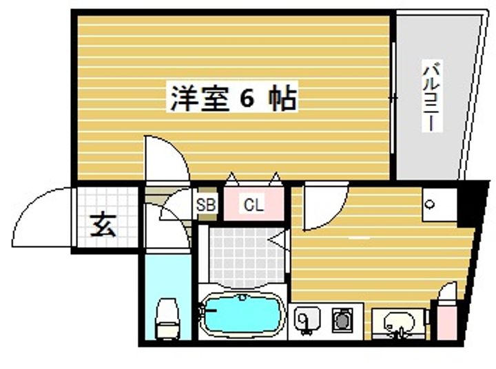 ラナップスクエア神戸県庁前の間取り