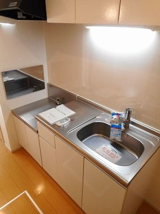 福島県いわき市平北白土字穂積(アパート)の賃貸物件のキッチン