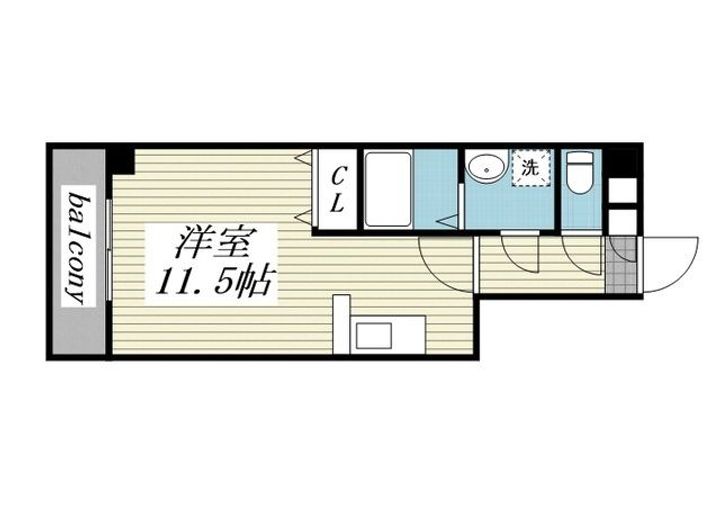 M CHATELET IZUMI CHUOの間取り