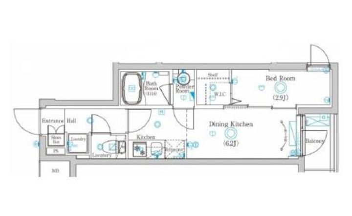 ラフィスタ鷺沼 北棟の間取り