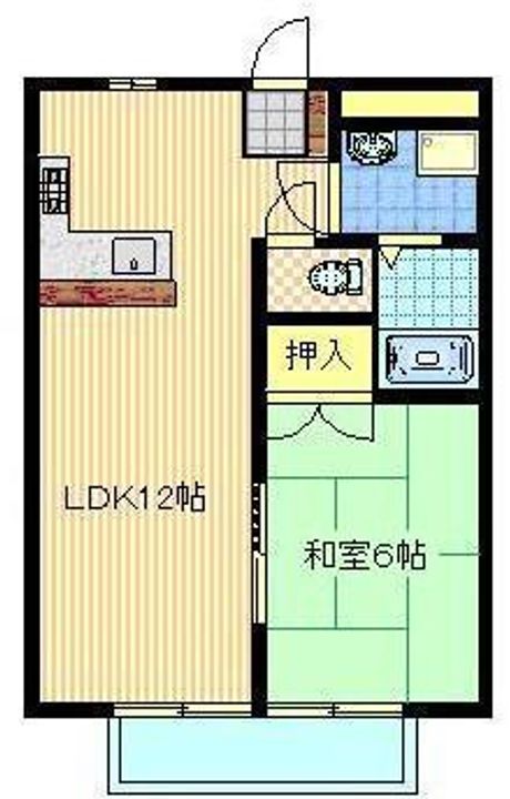 クレインSの間取り