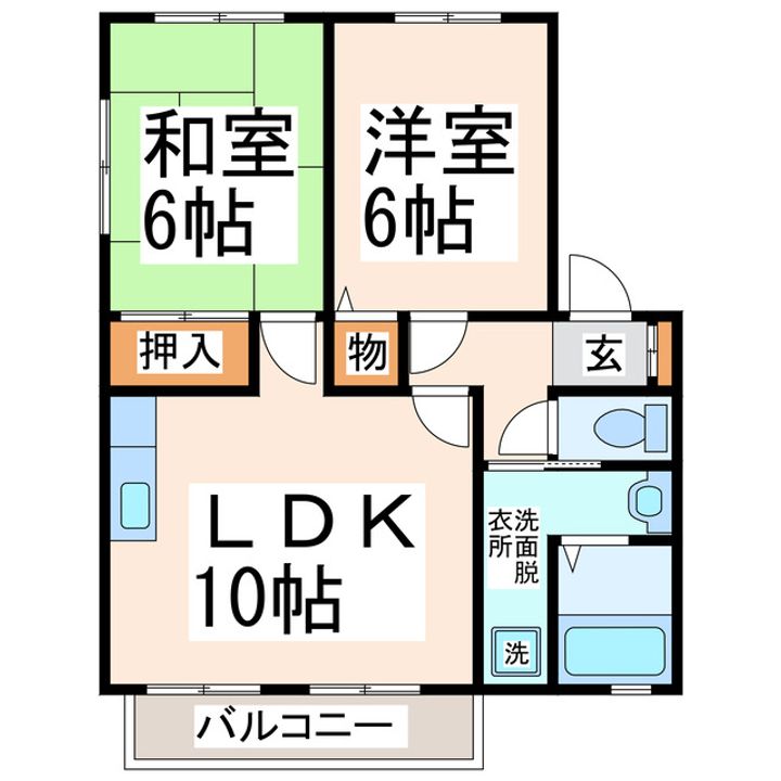 サンビレッジ山ノ神の間取り