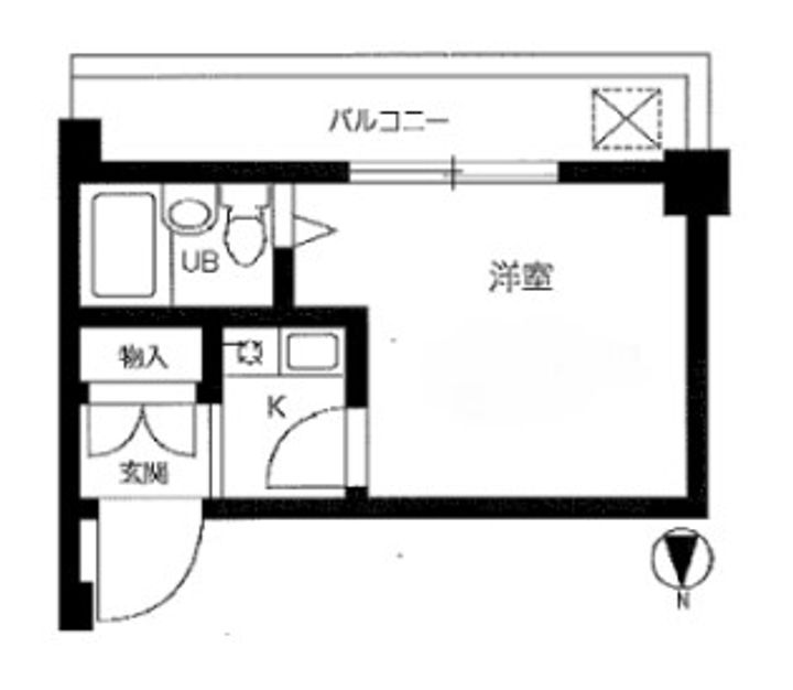 東京都八王子市子安町2(マンション)の賃貸物件の間取り